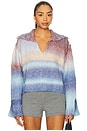 view 1 of 4 The Lola Pullover in Twilight & Raisin Brown