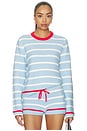view 1 of 4 JERSEY THE HUDSON in Americana Breton Stripe