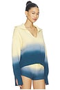 view 2 of 4 The Lola Pullover in Danish Butter & Deep Canal