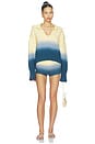 view 5 of 4 The Lola Pullover in Danish Butter & Deep Canal