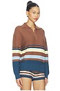 view 2 of 4 The Cleo Pullover in Walnut Wood Copenhagen Multi Stripe