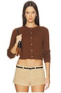 view 1 of 4 The Noah Cardigan in Walnut Wood