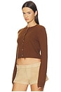 view 2 of 4 The Noah Cardigan in Walnut Wood