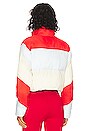 view 5 of 6 The Karter Reversible Jacket in Ice Blue, Eggshell, & Apple Red