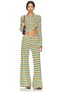 view 5 of 6 The Ayden Pant in Multicolor Stripe