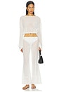 view 5 of 6 The Athena Pant in Optic White