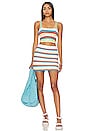 view 4 of 4 The Ronnie Skirt in Crochet Vertical Stripe