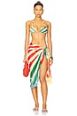 view 5 of 6 The Pareo in Lipstick Red, Custard, Marina Blue, & Mango