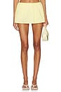view 1 of 6 The Brinley Skirt in Lemon Drop & Brule