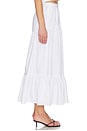 view 3 of 6 The Indra Skirt in Optic White