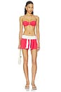 view 5 of 6 The Malena Skirt in Rooftop Red