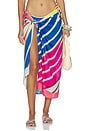 view 1 of 6 The Long Pareo in Colorblock Stripe