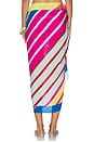 view 4 of 6 The Long Pareo in Colorblock Stripe