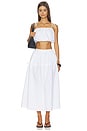 view 5 of 6 The Ivy Skirt in Optic White