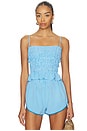 view 1 of 6 The Delilah Top in Cosmic Blue