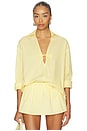 view 1 of 6 The Livia Tunic in Lemon Drop & Brule