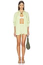 view 5 of 6 The Avril Button Down Top in Guava