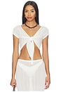 view 1 of 4 The Rianne Top in Optic White