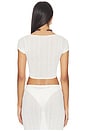 view 3 of 4 The Rianne Top in Optic White
