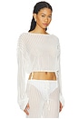 view 2 of 4 The Athena Top in Optic White