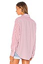 view 3 of 4 CHEMISE OXFORD in Red Stripe