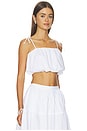 view 2 of 4 The Ivy Top in Optic White