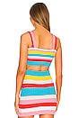 view 3 of 4 The Emily Top in Multi Stripe
