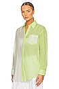 view 3 of 6 Oxford Tunic in Lime