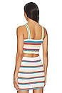 view 3 of 4 The Emily Top in Crochet Vertical Stripe