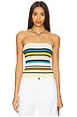 view 1 of 4 The Bria Top in Variegated Stripe