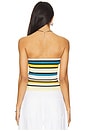 view 3 of 4 The Bria Top in Variegated Stripe