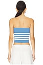view 3 of 4 BUSTIER MARNIE in Sunset Stripe Marina Blue