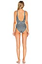 view 3 of 3 The Laura One Piece in Black Gingham