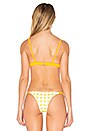 view 3 of 4 HAUT DE MAILLOT DE BAIN THE MORGAN in Marigold Gingham