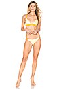 view 4 of 4 HAUT DE MAILLOT DE BAIN THE MORGAN in Marigold Gingham