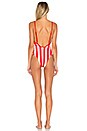 view 3 of 3 The Chelsea One Piece in Cherry Stripe