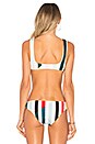 view 3 of 4 The Split Bikini Top in Stripe