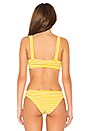 view 3 of 4 HAUT DE MAILLOT DE BAIN THE MADISON in Mustard & Cream