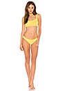 view 4 of 4 HAUT DE MAILLOT DE BAIN THE MADISON in Mustard & Cream