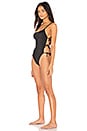 view 2 of 3 The Lily One Piece in Black