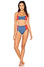 view 4 of 4 The Jessica Bikini Bottom in Red Slate
