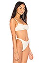 view 2 of 4 The Elsa Bikini Top in Cream