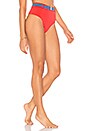 view 2 of 4 The Josephine Bikini Bottom in Red
