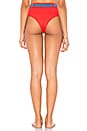 view 3 of 4 The Josephine Bikini Bottom in Red