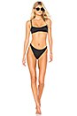 view 4 of 4 HAUT DE MAILLOT DE BAIN ELSA in Black