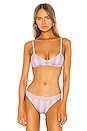 view 1 of 4 HAUT DE MAILLOT DE BAIN RACHEL in Baby Pink and White Stripe