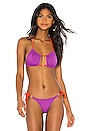 view 1 of 4 Misty Bikini Top in Lunaria Purple