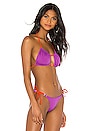 view 2 of 4 Misty Bikini Top in Lunaria Purple