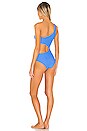 view 4 of 4 MAILLOT DE BAIN 1 PIÈCE CLAUDIA in Azure, Marigold & Fuchsia