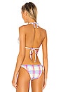 view 3 of 4 Iris Bikini Top in Tropical Plaid